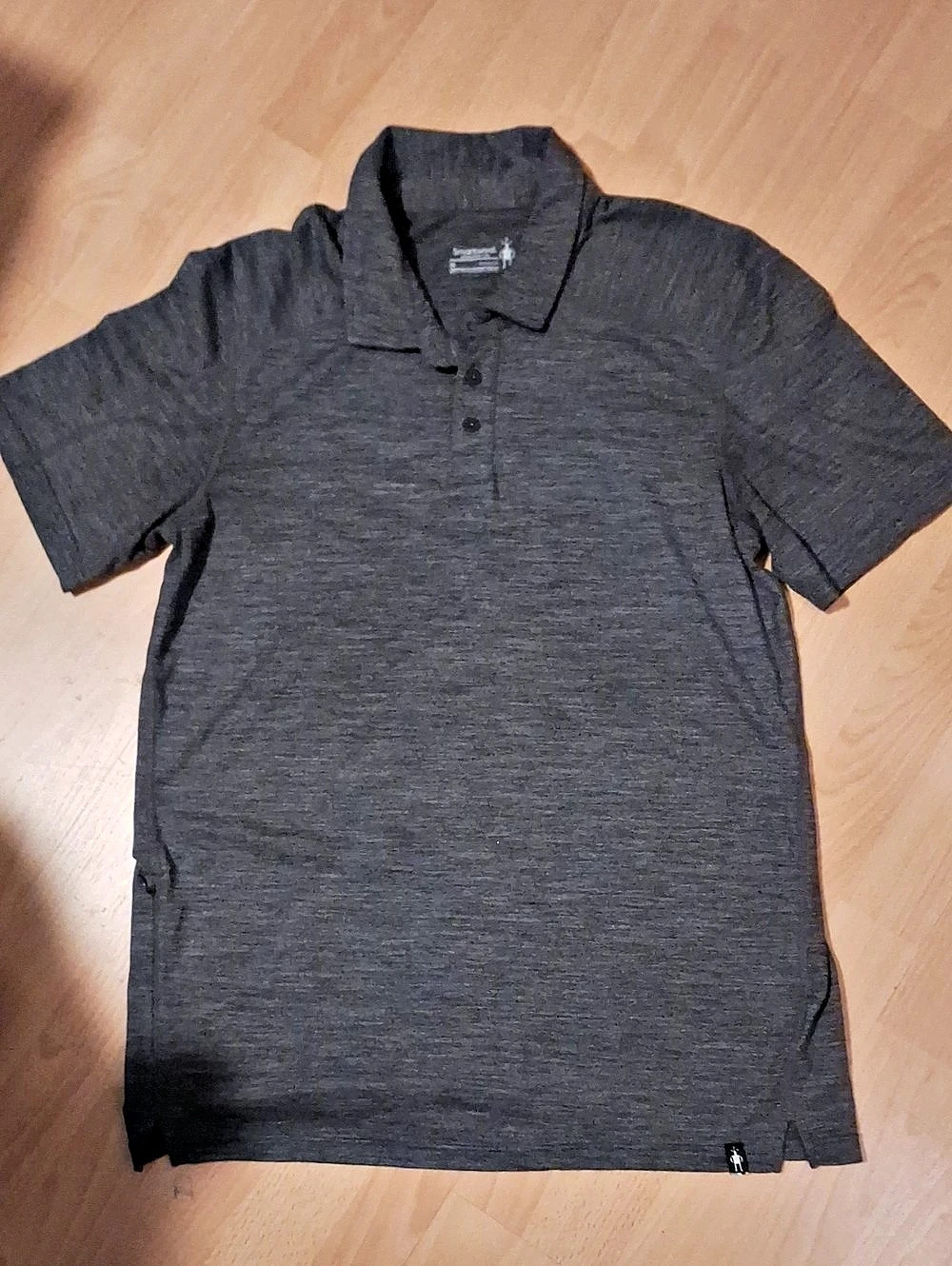 Smartwool Merino Sport 150 Polo Men's Merino Wool Gray Medium